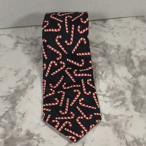 Keith Daniels Candy Cane Christmas Tie